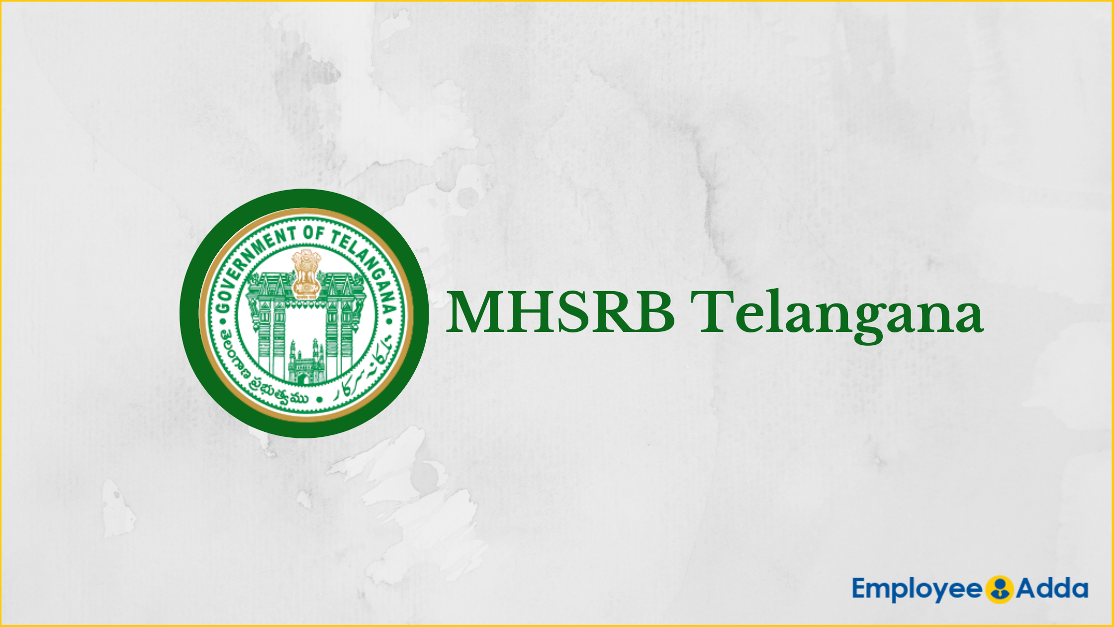 MHSRB Telangana Recruitment