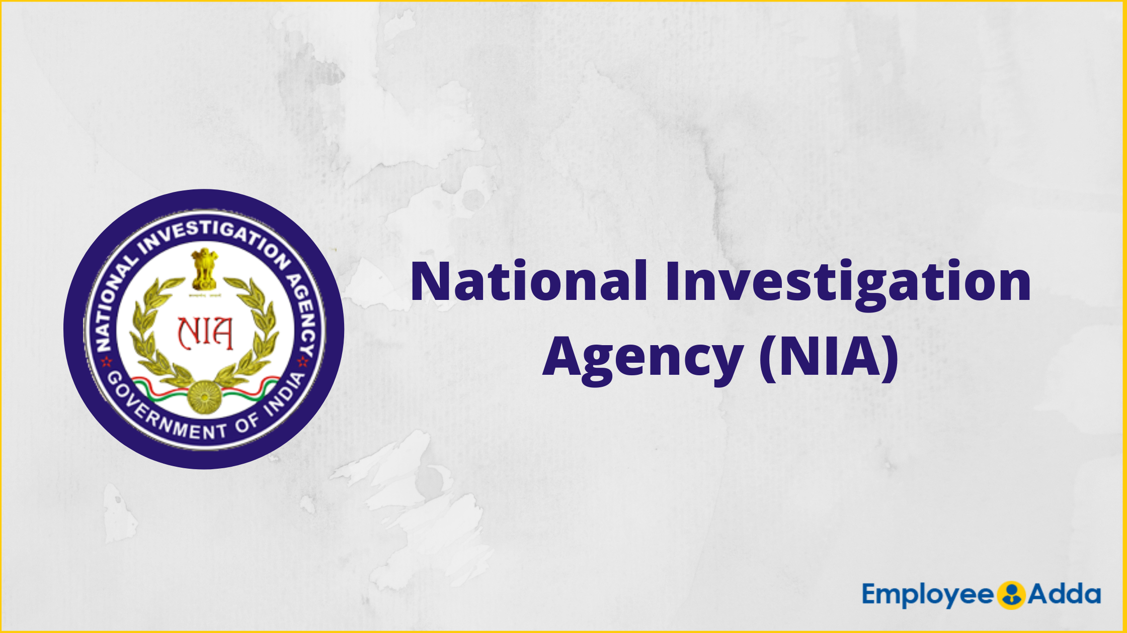 NIA Recruitment