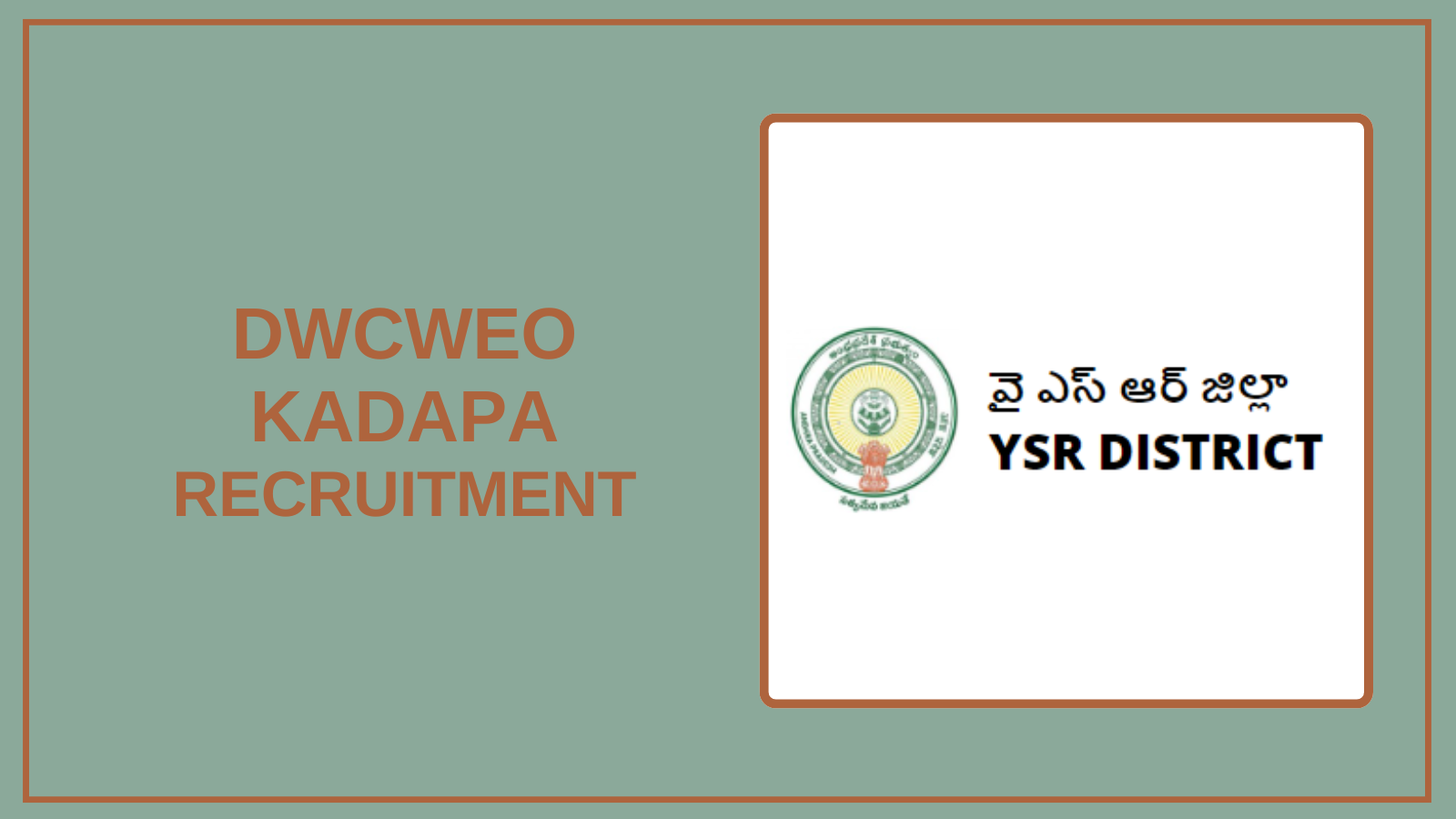 DWCWEO Kadapa